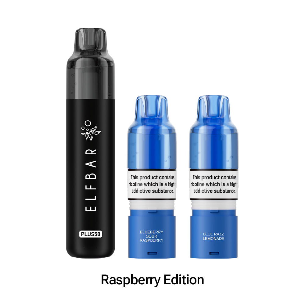 Elf Bar Plus 50 raspberry edition