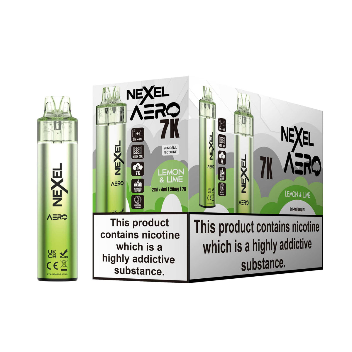 Nexel Aero 7k VAPE - (BOX OF 5)