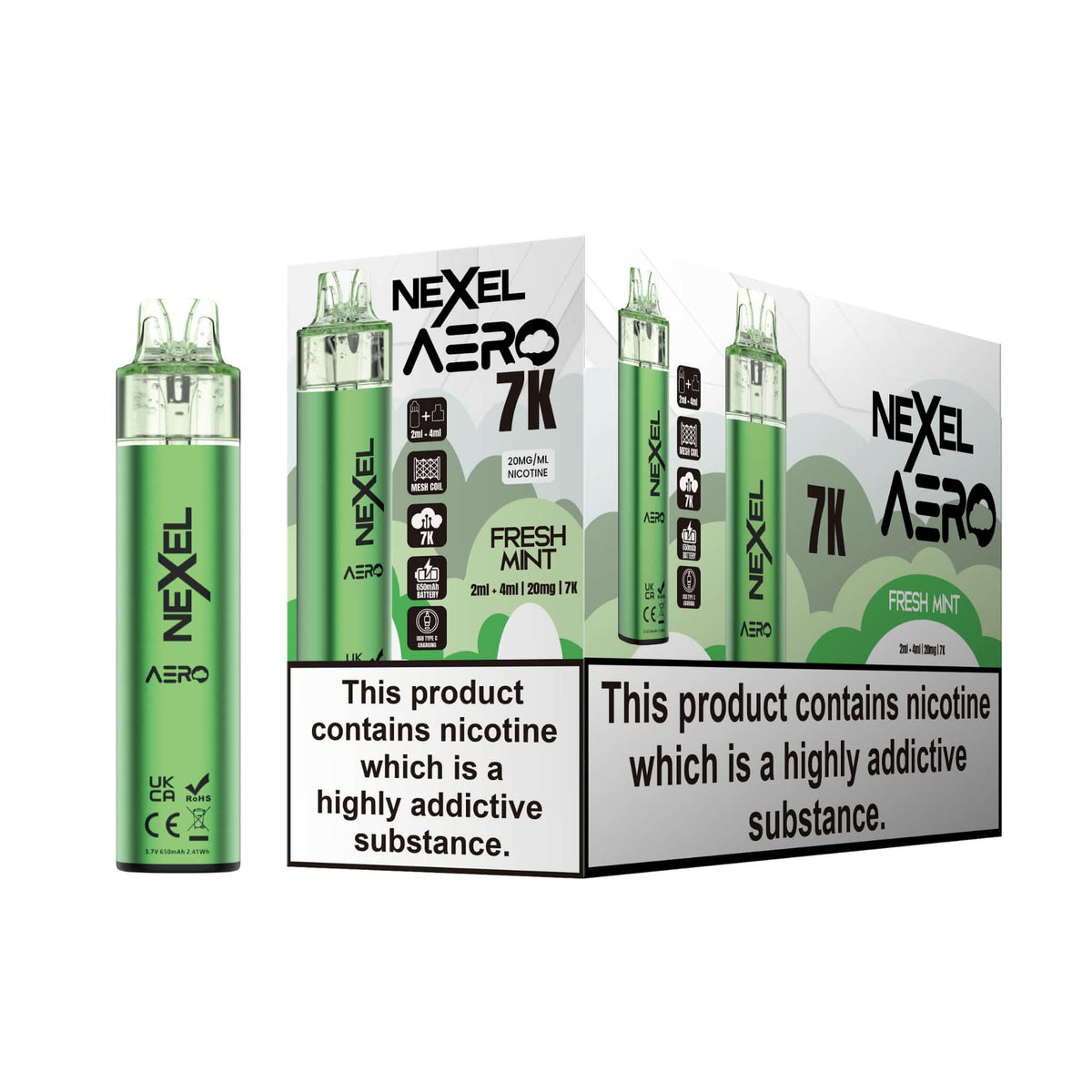 Nexel Aero 7k VAPE - (BOX OF 5)