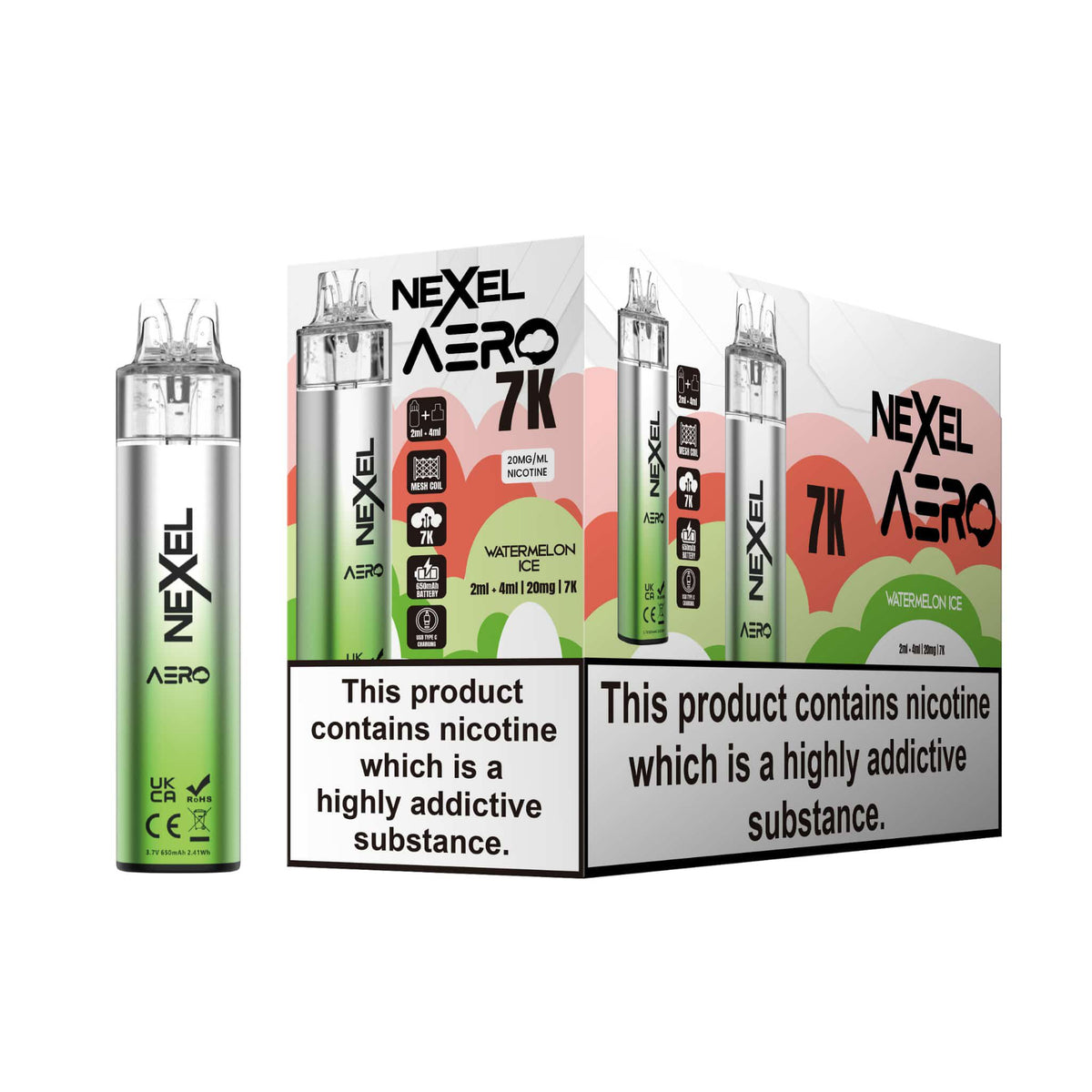Nexel Aero 7k VAPE - (BOX OF 5)