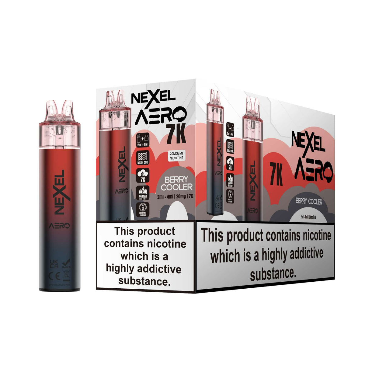 Nexel Aero 7k VAPE - (BOX OF 5)