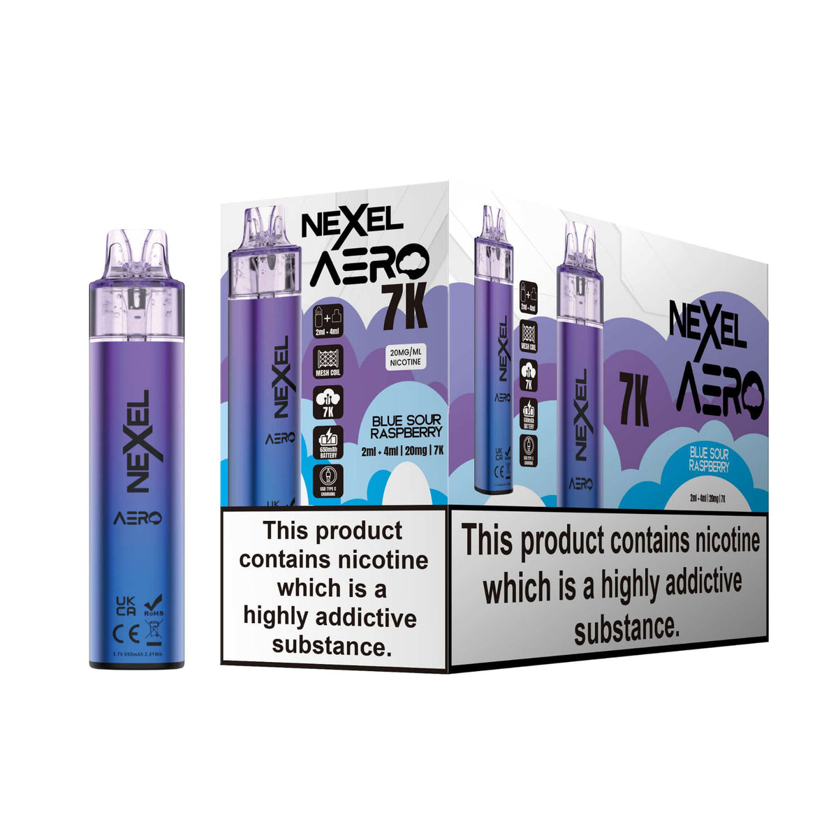 Nexel Aero 7k VAPE - (BOX OF 5)