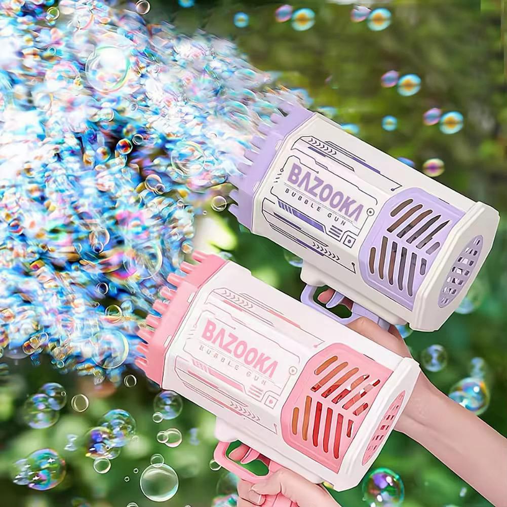 Unbranded - Bazooka Automatic Bubble Machine Gun 69 Holes - The No1 Plug