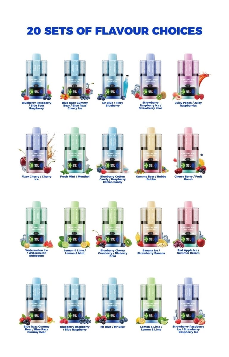 Crystal Pro - Crystal Pro Switch 30k Prefilled Pod Kit - The No1 Plug
