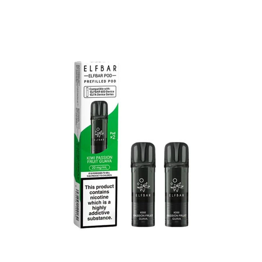 Elf Bar - Elf Bar 600 Prefilled Replacement Pods - (PACK OF 10) - The No1 Plug