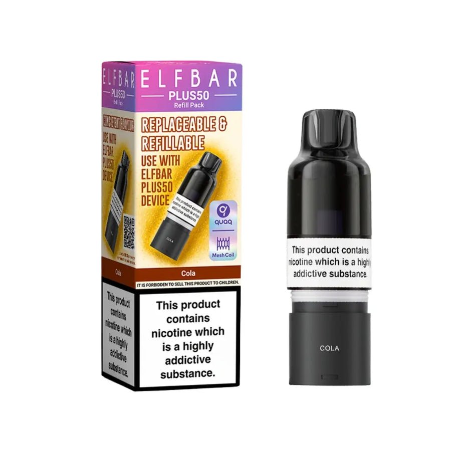 Elf Bar Plus 50 Refill Pod - Power Vape Shop