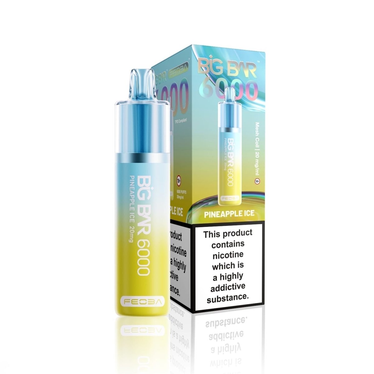 Feoba - Feoba Big Bar 6000 Puffs Disposable Vape - theno1plugshop