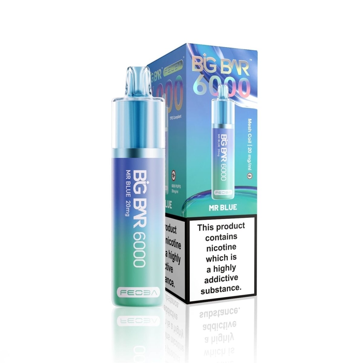 Feoba - Feoba Big Bar 6000 Puffs Disposable Vape - theno1plugshop