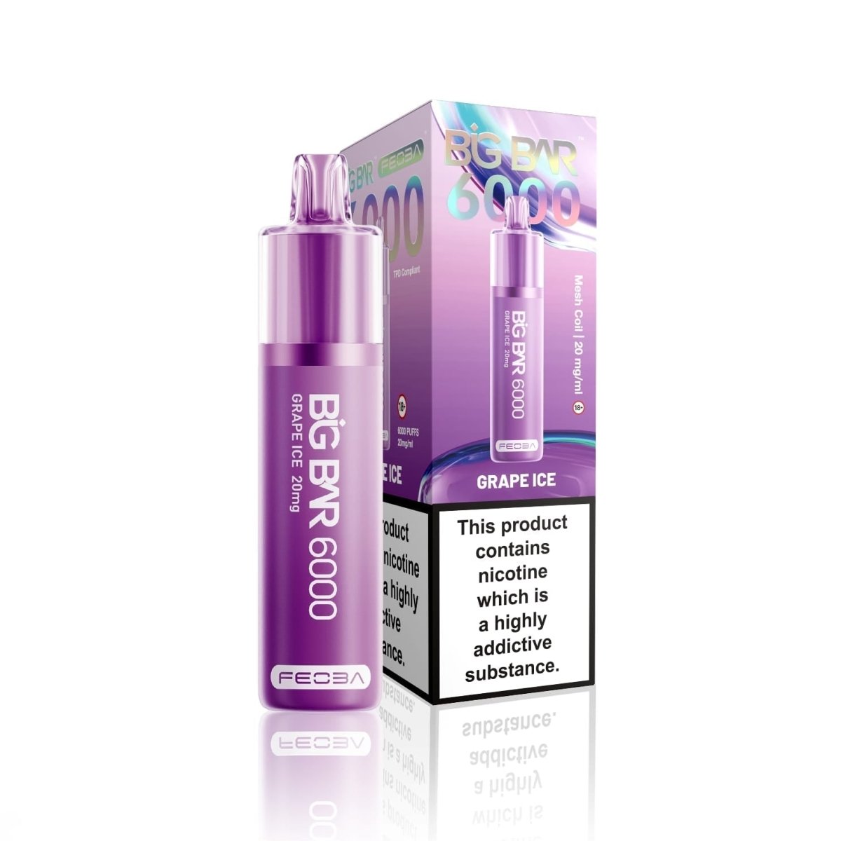 Feoba - Feoba Big Bar 6000 Puffs Disposable Vape - theno1plugshop