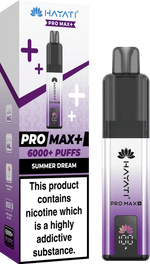 Hayati - Hayati Crystal Pro Max+ 6000 Vape Kit - The No1 Plug