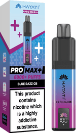 Hayati - Hayati Crystal Pro Max+ 6000 Vape Kit - The No1 Plug