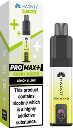 Hayati - Hayati Crystal Pro Max+ 6000 Vape Kit - The No1 Plug