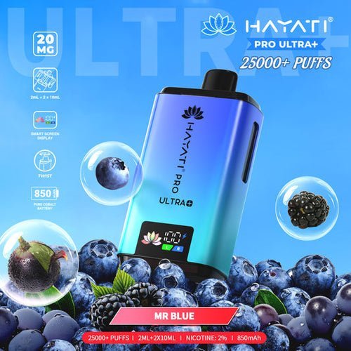 Hayati - Hayati Pro Ultra Plus 25k Disposable Vape - (BOX OF 5) - The No1 Plug