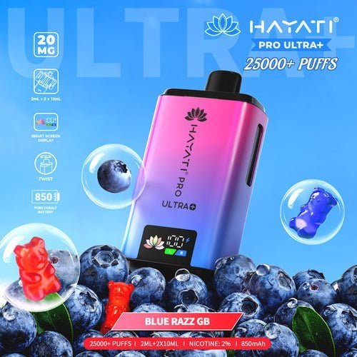 Hayati - Hayati Pro Ultra Plus 25k Disposable Vape - (BOX OF 5) - The No1 Plug