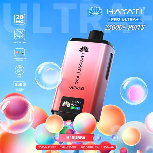 Hayati - Hayati Pro Ultra Plus 25k Disposable Vape - (BOX OF 5) - The No1 Plug