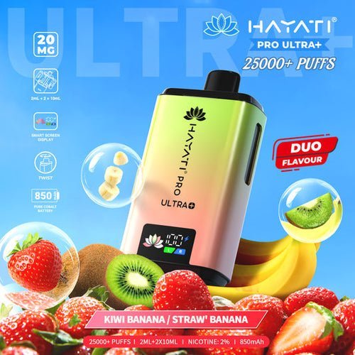 Hayati - Hayati Pro Ultra Plus 25k Disposable Vape - (BOX OF 5) - The No1 Plug