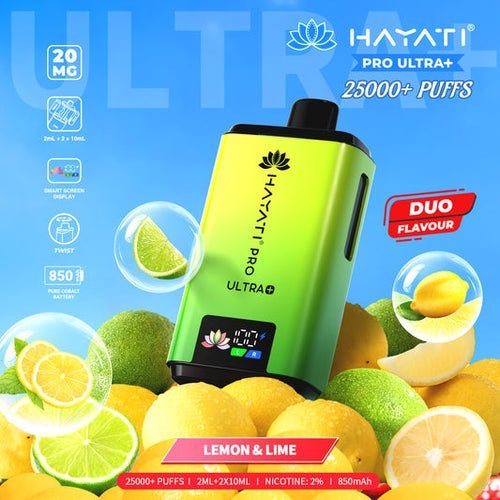 Hayati - Hayati Pro Ultra Plus 25k Disposable Vape - (BOX OF 5) - The No1 Plug