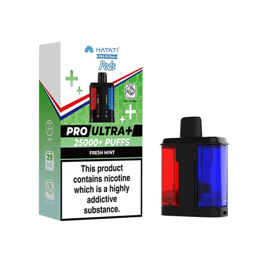 Hayati - Hayati Pro Ultra Plus 25k Prefilled Pods (Pack of 5) - The No1 Plug