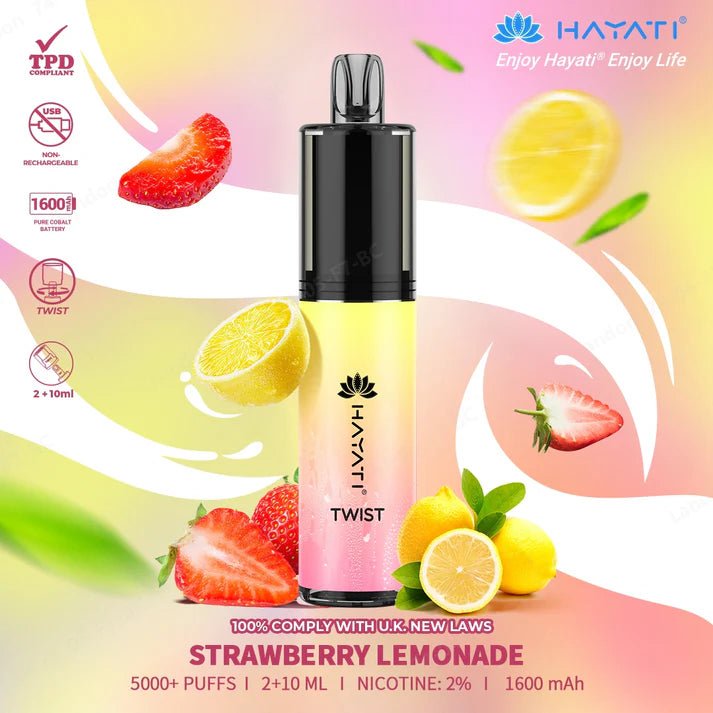 Hayati - Hayati Twist 5000 Puffs Disposable Vape Pod Kit - theno1plugshop