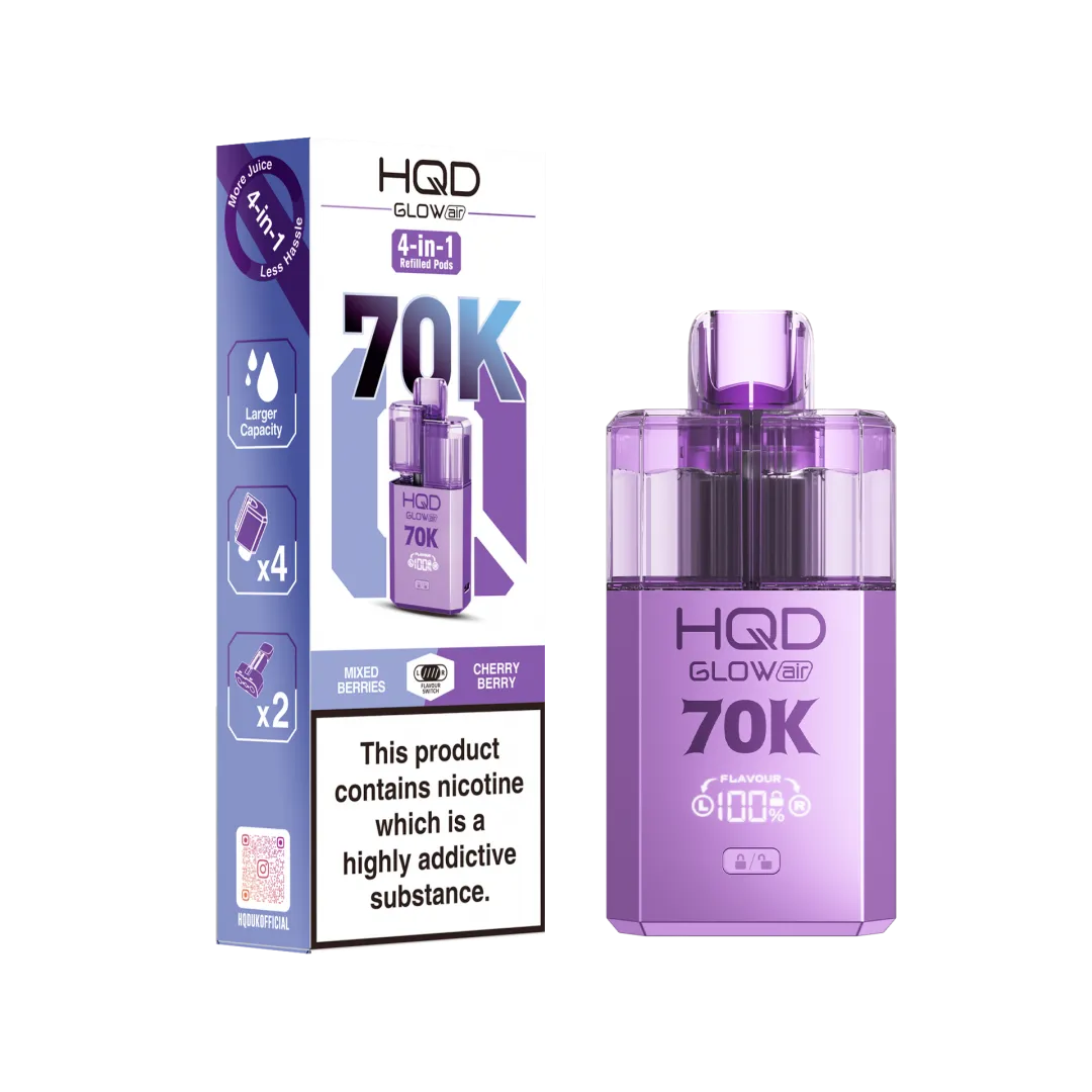 HQD Glow Air 70000 Prefilled Pod Kit