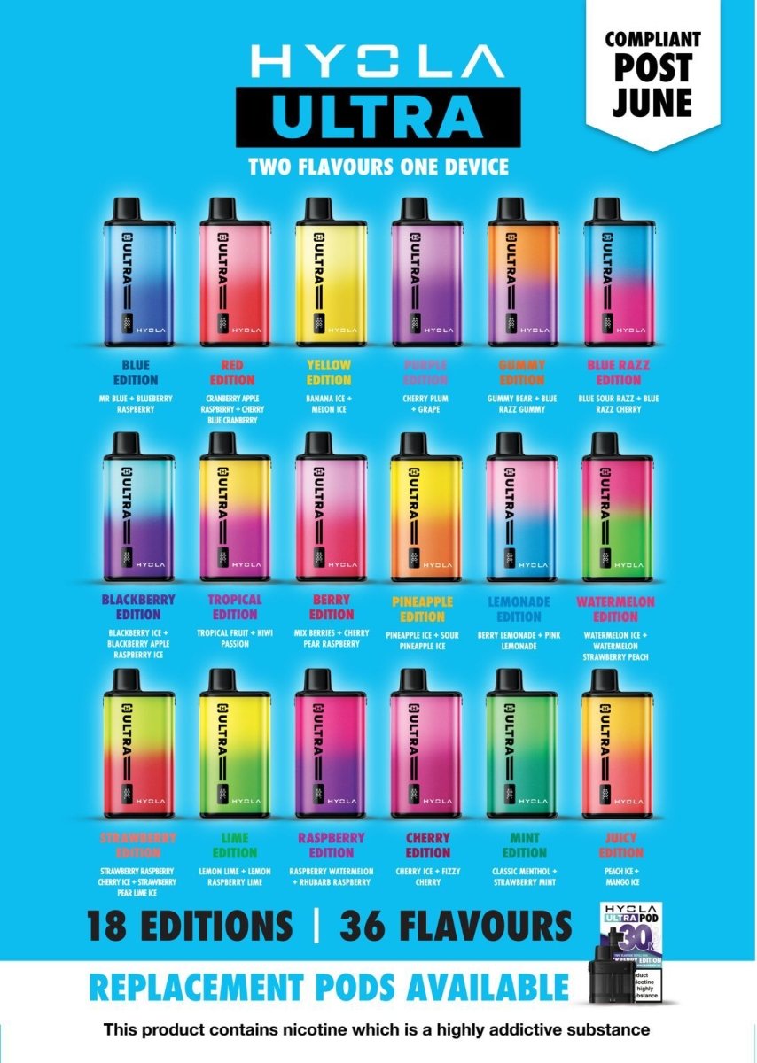 Hyola - Hyola Ultra 30k Puffs Vape Kit - The No1 Plug