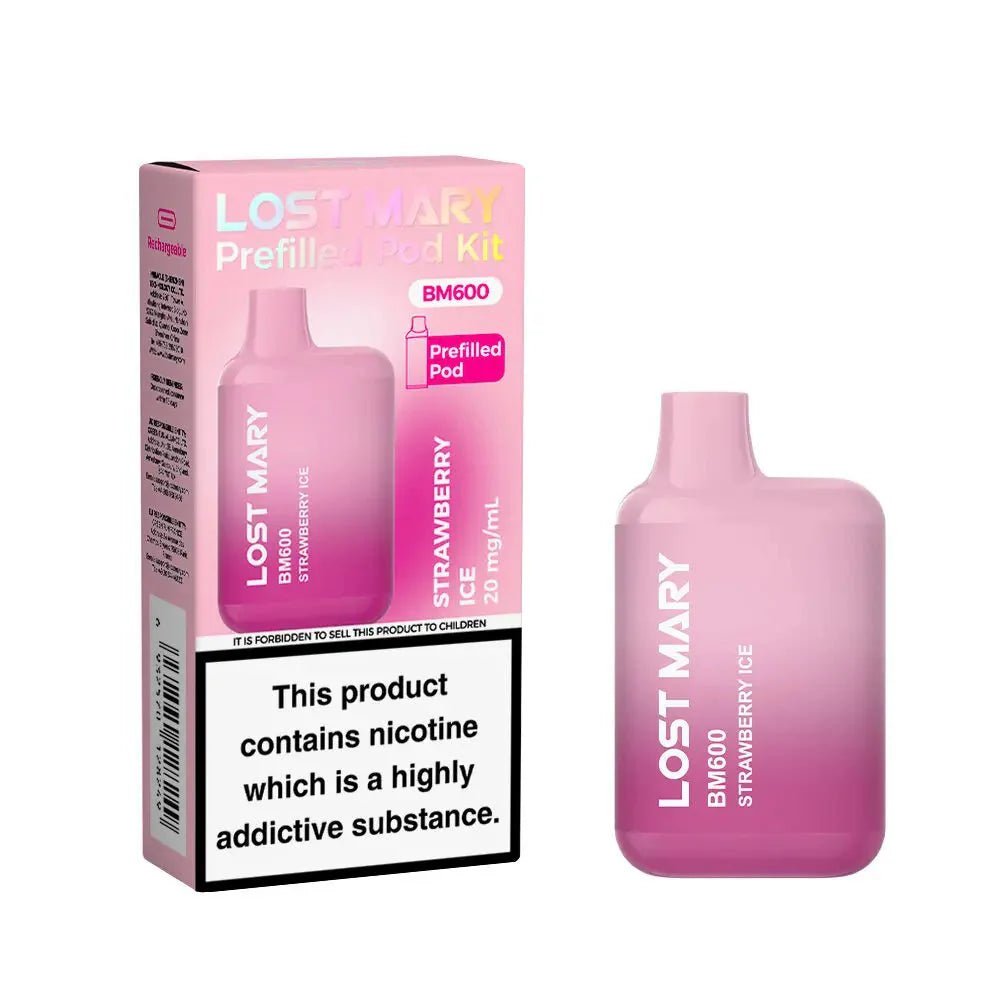 Lost Mary - Lost Mary BM600 Prefilled Pod Vape Kit - The No1 Plug