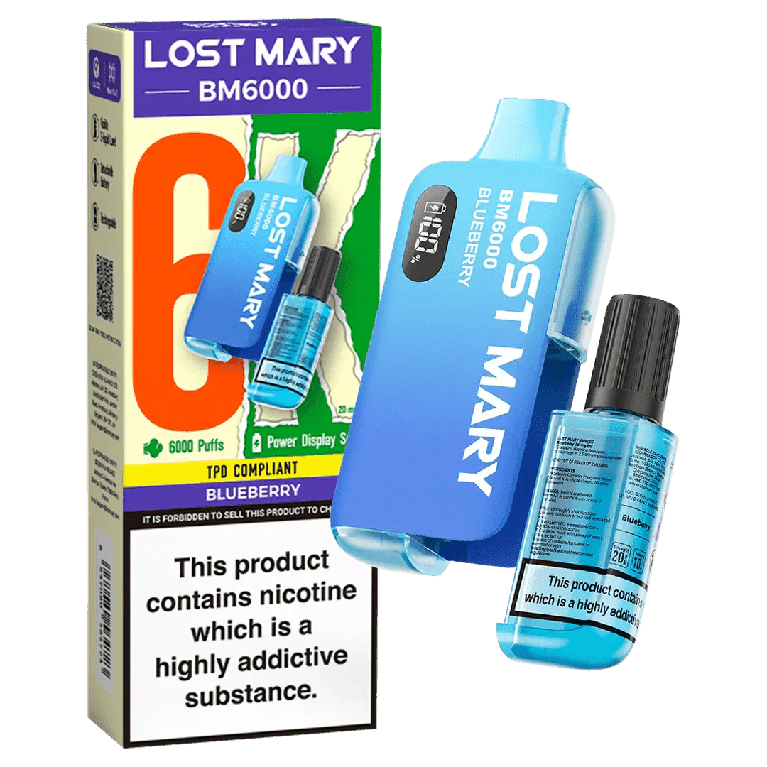Lost Mary - Lost Mary BM6000 Prefilled Pod Vape Kit - The No1 Plug