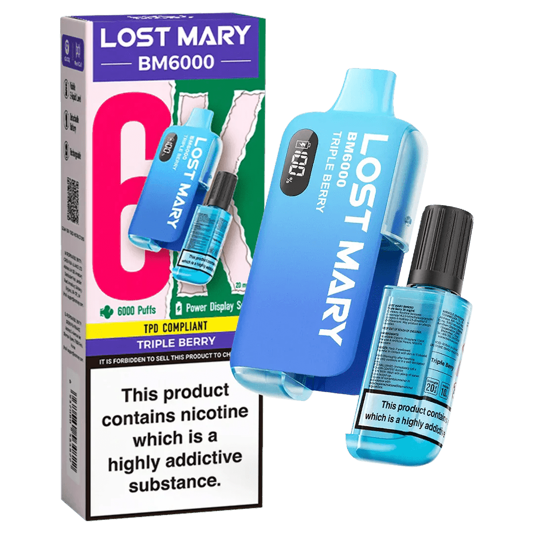 Lost Mary - Lost Mary BM6000 Prefilled Pod Vape Kit - The No1 Plug