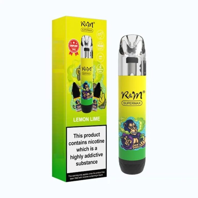 R & M - R&M Supermax 9000 Prefilled Pod Vape Kit - (BOX OF 5) - The No1 Plug