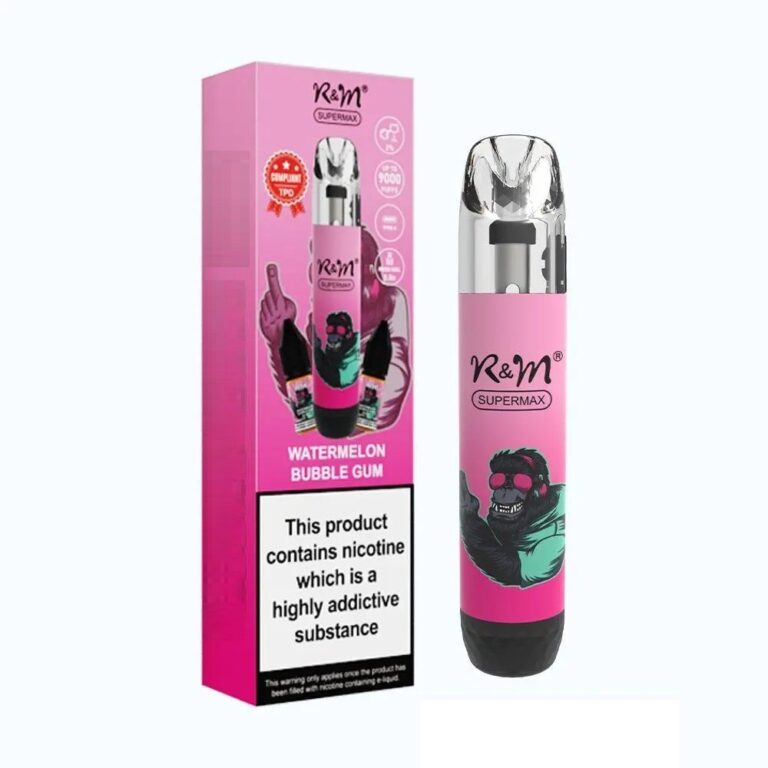 R & M - R&M Supermax 9000 Prefilled Pod Vape Kit - (BOX OF 5) - The No1 Plug