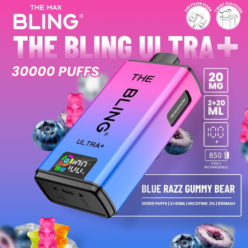 The Crystal Bling - The Crystal Bling Ultra Plus 30k Prefilled Vape Kit - The No1 Plug