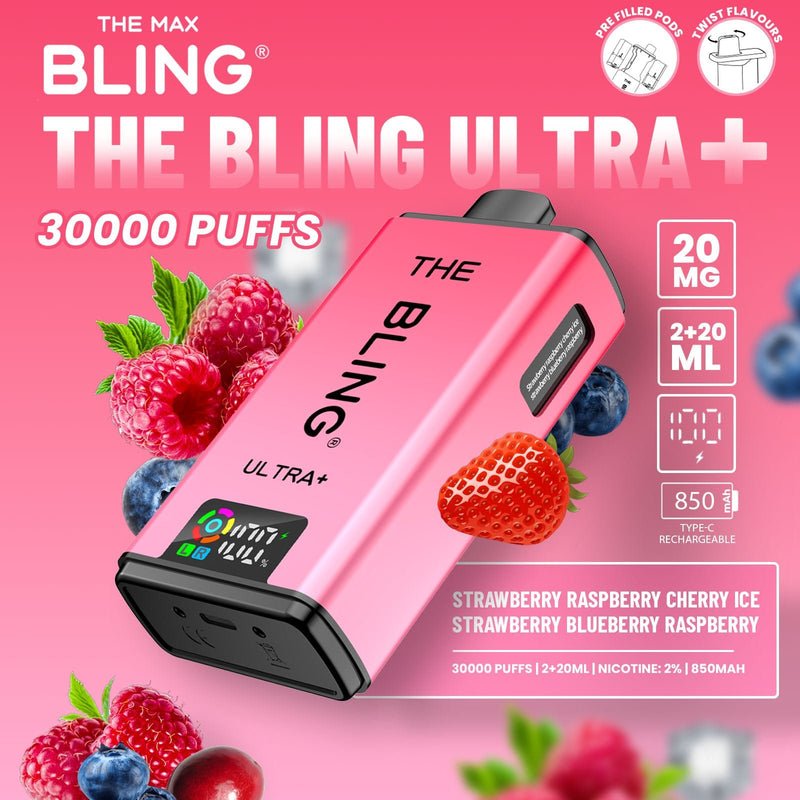 The Crystal Bling - The Crystal Bling Ultra Plus 30k Prefilled Vape Kit - The No1 Plug