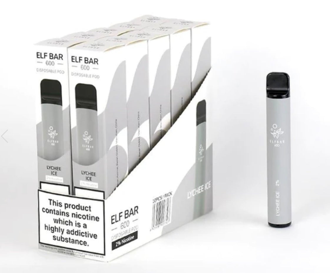 ELF BAR - Elf Bar 600 Puffs Disposable Vape Pods Pack of 10 - theno1plugshop