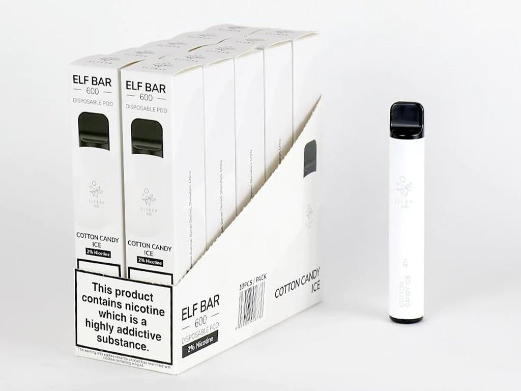 ELF BAR - Elf Bar 600 Puffs Disposable Vape Pods Pack of 10 - theno1plugshop