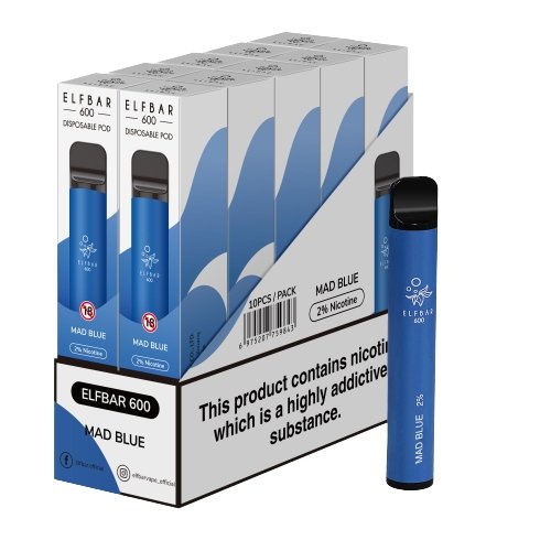 ELF BAR - Elf Bar 600 Puffs Disposable Vape Pods Pack of 10 - theno1plugshop
