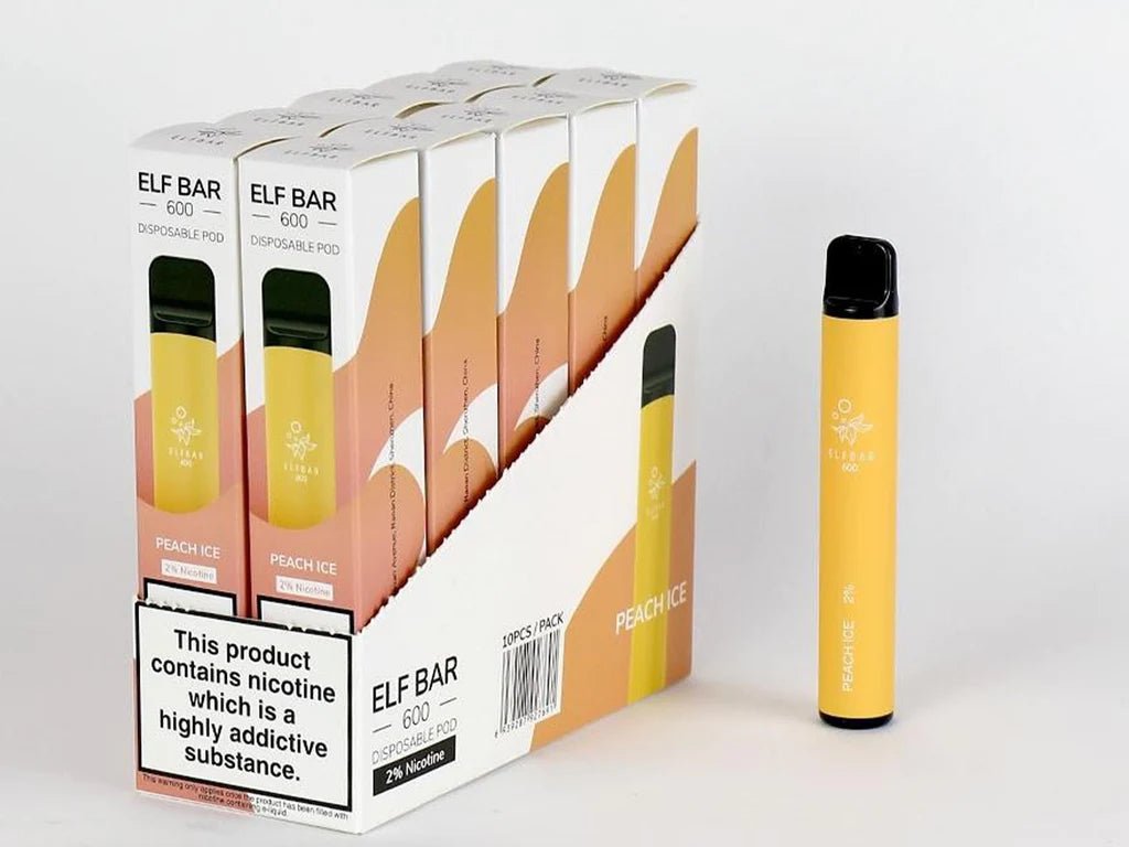 ELF BAR - Elf Bar 600 Puffs Disposable Vape Pods Pack of 10 - theno1plugshop