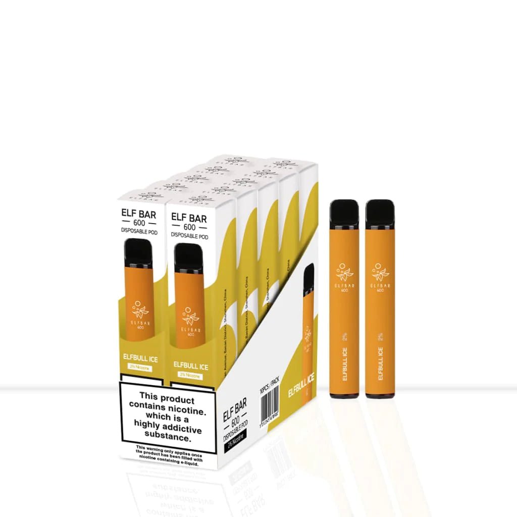 ELF BAR - Elf Bar 600 Puffs Disposable Vape Pods Pack of 10 - theno1plugshop