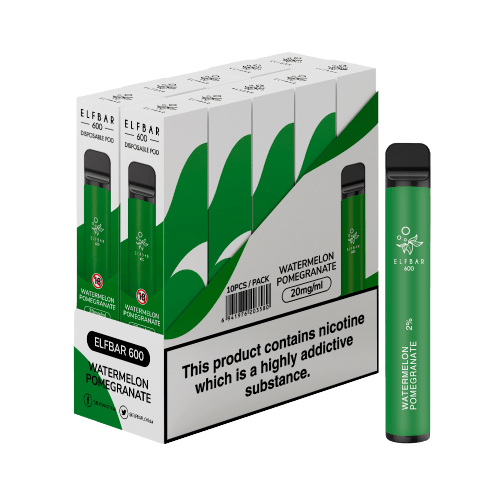 ELF BAR - Elf Bar 600 Puffs Disposable Vape Pods Pack of 10 - theno1plugshop