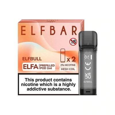 ELF BAR - Elf Bar Elfa Replacement Pods Box of 10 - theno1plugshop
