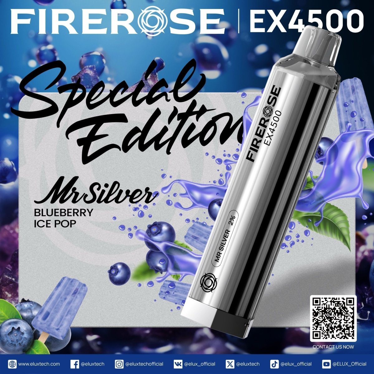 Elux - Firerose 4500 Puffs Special Edition Disposable Vape (Box of 10) - theno1plugshop