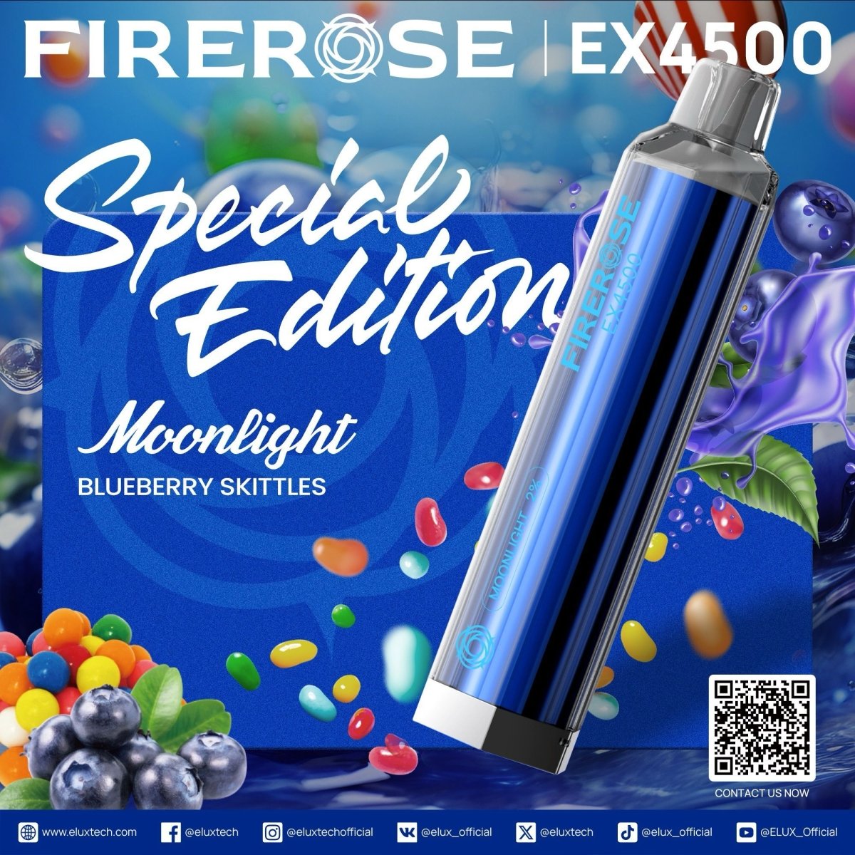 Elux - Firerose 4500 Puffs Special Edition Disposable Vape (Box of 10) - theno1plugshop