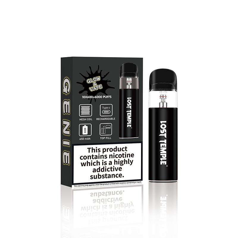 Lost Temple Genie Glow & Vape Refillable Pod Kit Lost Temple Genie Glow & Vape Refillable Pod Kit