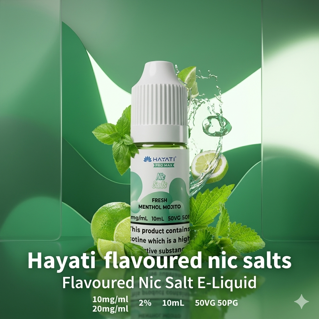 Best Hayati Flavoured Nic Salts UK: 2026 Crystal Pro Max Guide