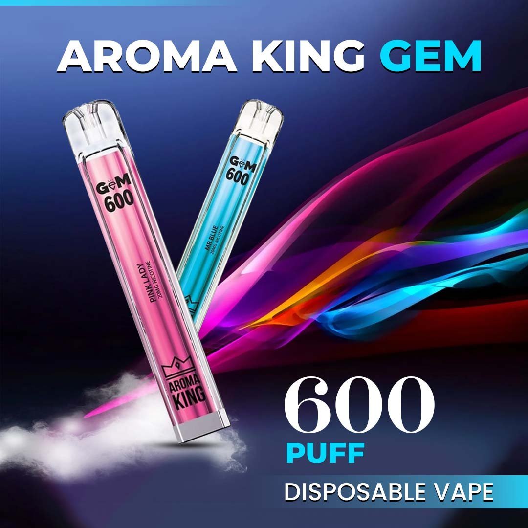 Aroma King Gem 600 Disposable Vape Pod in the UK - The No1 Plug