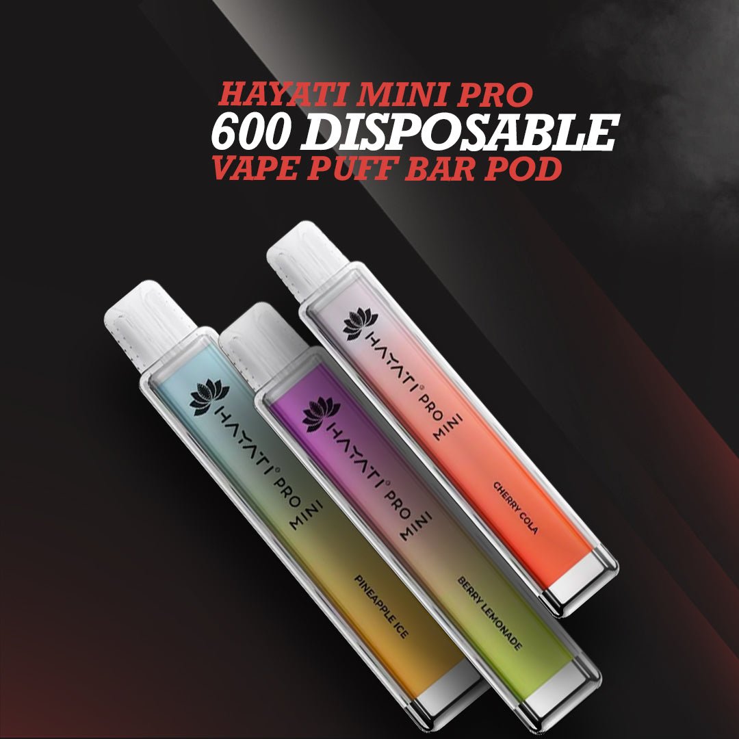 Hayati Mini Pro 600 Disposable Vape Pod - The No1 Plug