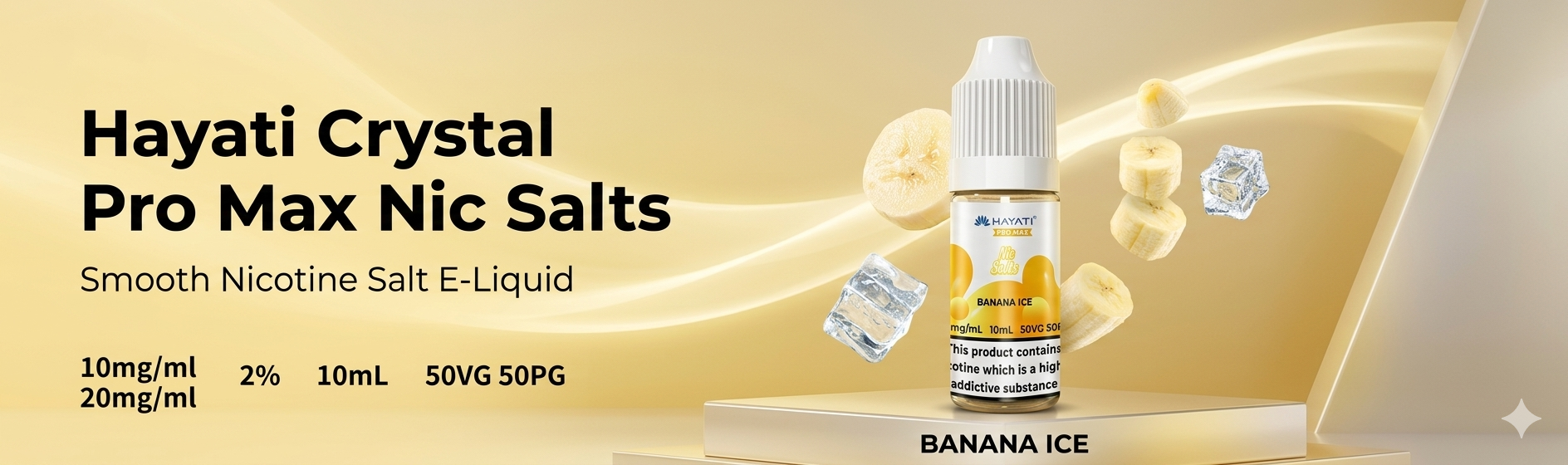 Hayati Crystal Pro Max Nic Salts 10ml – Nicotine Strength, Ingredients & Performance