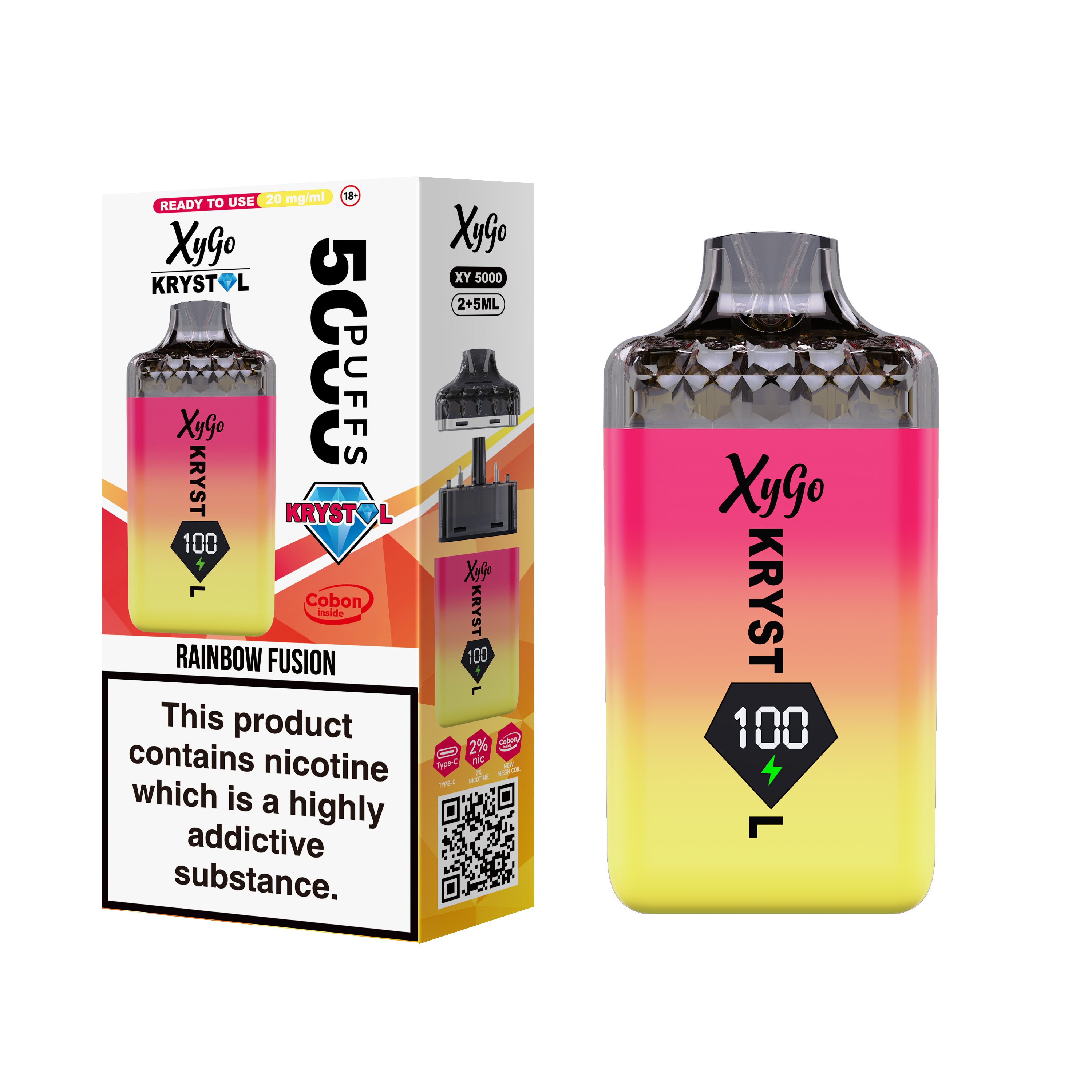 BOX OF 5 | Xygo Krystal 50k VAPE Kit