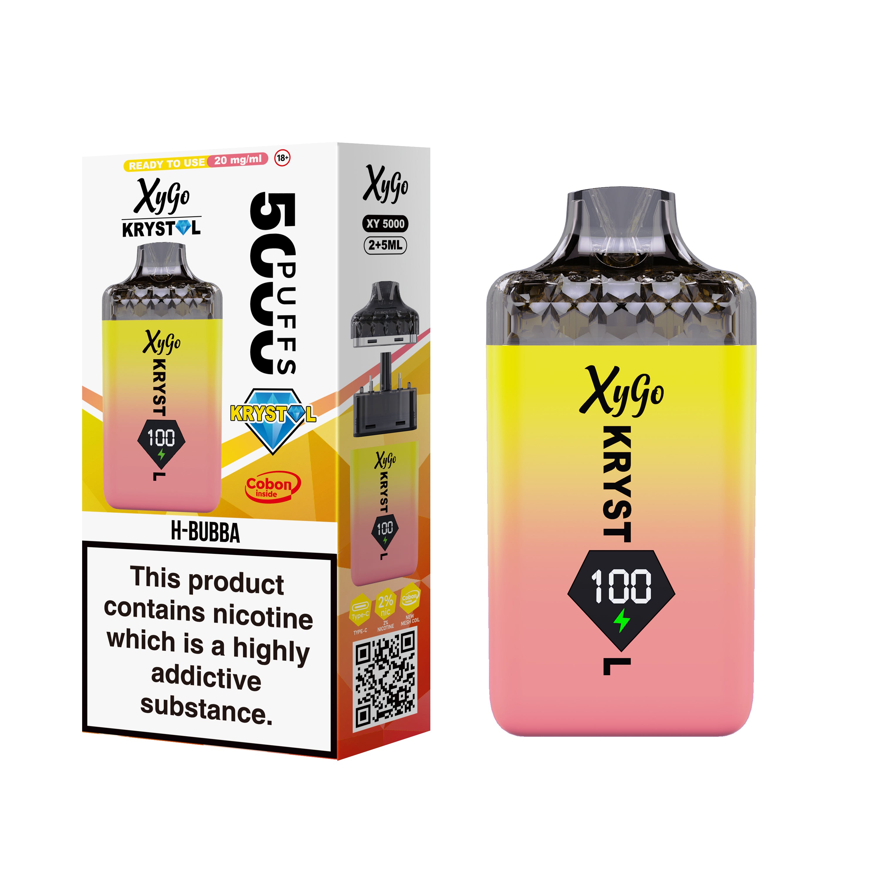 BOX OF 5 | Xygo Krystal 50k VAPE Kit