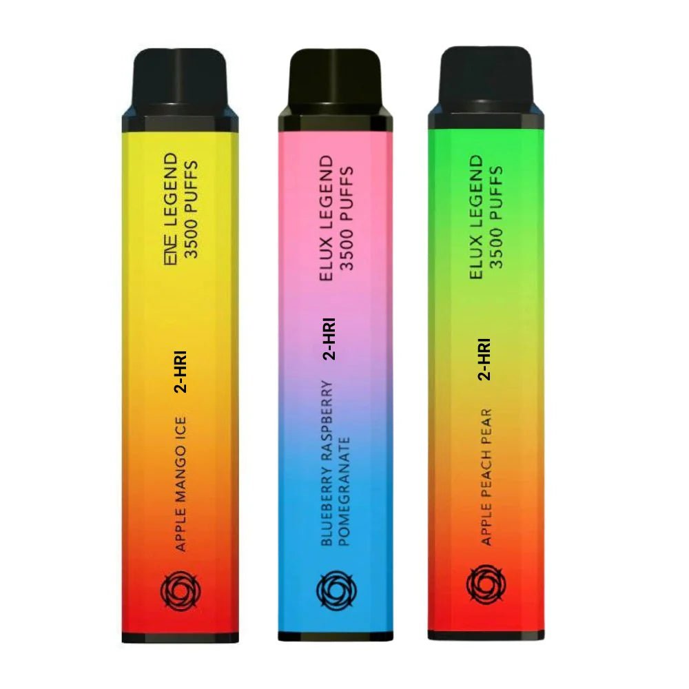 Elux Legend 3500 Puffs 2 HRI TPD Pre-filled VAPE - 0% - (BOX OF 10)