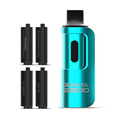 Revol - 4 in 1 Revol 2600 Puffs Disposable Vape - theno1plugshop